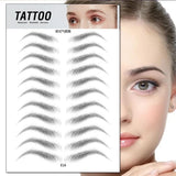 Sourcils Autocollants 4D Maquillage Imperméable Facile à Porter Durable