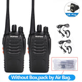 1 ou 2 pièces BF-888S talkie-walkie 5W radio bidirectionnelle Radio Portable UHF 400-470 MHz 16 CH émetteur-récepteur