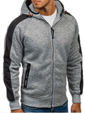 sweatshirt style sport en Jacquard avec fermeture éclair