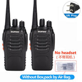 1 ou 2 pièces BF-888S talkie-walkie 5W radio bidirectionnelle Radio Portable UHF 400-470 MHz 16 CH émetteur-récepteur