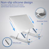 Support pour ordinateur portable pliable en aluminium