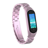 Bracelet en metal pour Xiaomi Mi Band 5 4 en acier inoxydable