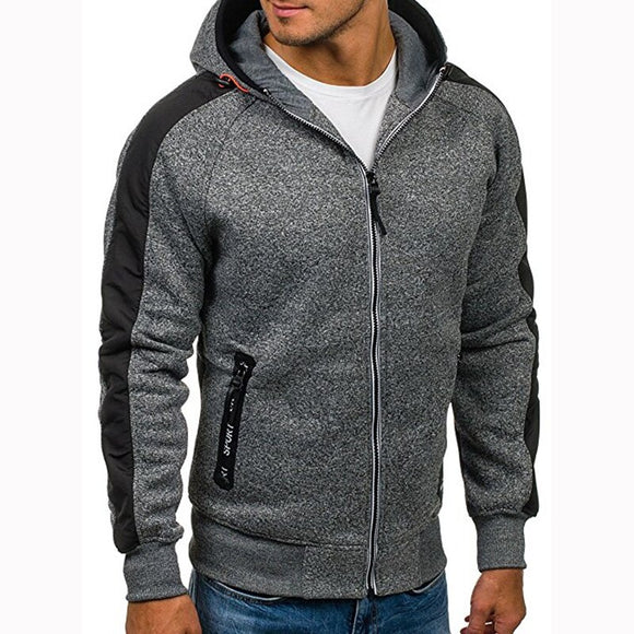 sweatshirt style sport en Jacquard avec fermeture éclair