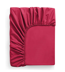 Drap de lit couleur unie drap-housse bande élastique