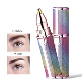 2 In 1 Epilateur de sourcils électrique Portable indolore pour le corps le visage