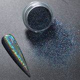 Paillettes, Poudre metallique pour ongles