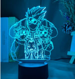 Veilleuse Led Naruto Uzumaki, lampe 3d pour enfants