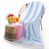 Ensemble serviettes de bain en coton 140x70cm  35x75cm doux absorbant