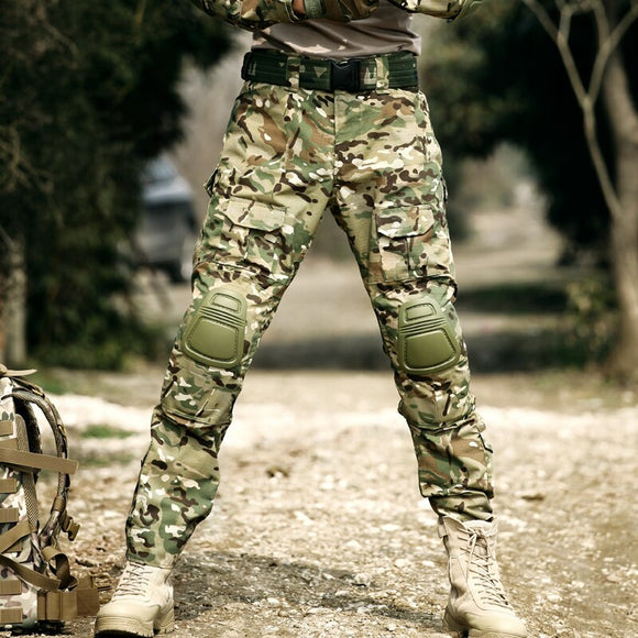 Pantalon de chasseur d'armée de Camouflage avec ou sans genouillères