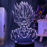 Lampe Goku Dragon Ball Illusion 3d pour chambre d'enfant veilleuse Led