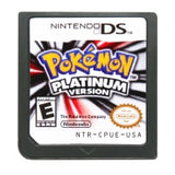 Cartouche de jeu DS Série Pokeon Black White HeartGold SoulSilver Diamond Pearl Platinum pour Nintendo DS