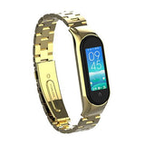 Bracelet en metal pour Xiaomi Mi Band 5 4 en acier inoxydable