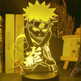 Veilleuse Led Naruto Uzumaki, lampe 3d pour enfants