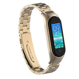 Bracelet en metal pour Xiaomi Mi Band 5 4 en acier inoxydable