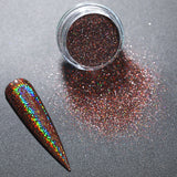 Paillettes, Poudre metallique pour ongles