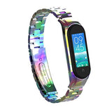 Bracelet en metal pour Xiaomi Mi Band 5 4 en acier inoxydable