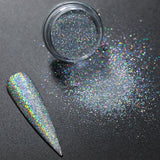 Paillettes, Poudre metallique pour ongles