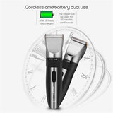 Tondeuse à cheveux professionnelle électrique tondeuse à barbe outils rechargeable