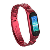 Bracelet en metal pour Xiaomi Mi Band 5 4 en acier inoxydable