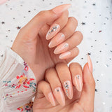 24 pièces / boîte Faux ongles avec colle