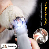 Coupe-ongles pour animaux de compagnie lumière LED