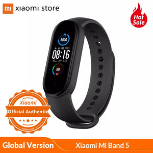 Xiaomi Mi Band 5 Montre intelligent écran AMOLED Mi Band 5 Smartband Fitness Tracker Bluetooth Sport bande intelligente étanche