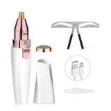 2 In 1 Epilateur de sourcils électrique Portable indolore pour le corps le visage