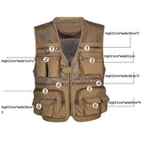 Gilets de pêche 16 poches hommes