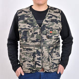 Gilet hommes de camouflage multi-poches chasse et pêche