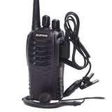 1 ou 2 pièces BF-888S talkie-walkie 5W radio bidirectionnelle Radio Portable UHF 400-470 MHz 16 CH émetteur-récepteur