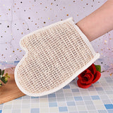 1 pièce gants de toilette chanvre exfoliants