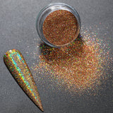 Paillettes, Poudre metallique pour ongles