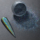 Paillettes, Poudre metallique pour ongles