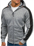 sweatshirt style sport en Jacquard avec fermeture éclair