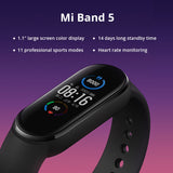 Xiaomi Mi Band 5 Montre intelligent écran AMOLED Mi Band 5 Smartband Fitness Tracker Bluetooth Sport bande intelligente étanche