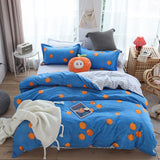 Ensemble de lit housse de couette draps et taies d'oreiller