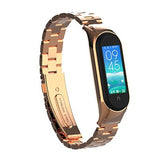 Bracelet en metal pour Xiaomi Mi Band 5 4 en acier inoxydable