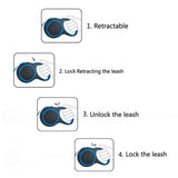 Laisse de chien de haute qualité automatique rétractable 8M de long