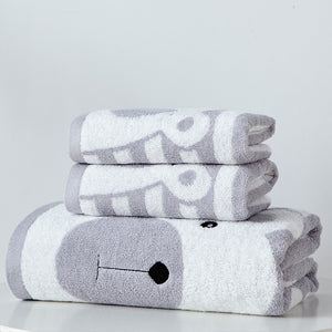 Ensemble de serviettes de bain doux 100% coton