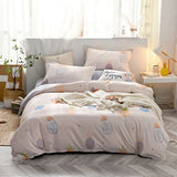 Ensemble de lit housse de couette draps et taies d'oreiller