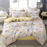 Ensemble de lit housse de couette draps et taies d'oreiller