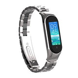 Bracelet en metal pour Xiaomi Mi Band 5 4 en acier inoxydable