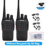 1 ou 2 pièces BF-888S talkie-walkie 5W radio bidirectionnelle Radio Portable UHF 400-470 MHz 16 CH émetteur-récepteur