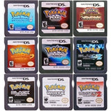 Cartouche de jeu DS Série Pokeon Black White HeartGold SoulSilver Diamond Pearl Platinum pour Nintendo DS