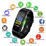 Montre intelligente ECG sport Fitness de frequence cardiaque, controle de la musique (pour IOS Android)