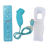 Pour Nintendo Wii 2 en 1 ensemble de manettes de jeu à distance avec télécommande sans fil Bluetooth Motion Plus pour Wii Nunchuck Joypad