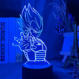 Lampe Goku Dragon Ball Illusion 3d pour chambre d'enfant veilleuse Led