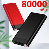 Banque de puissance 80000mAh Charge rapide double USB grande capacité