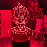 Lampe Goku Dragon Ball Illusion 3d pour chambre d'enfant veilleuse Led