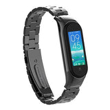 Bracelet en metal pour Xiaomi Mi Band 5 4 en acier inoxydable